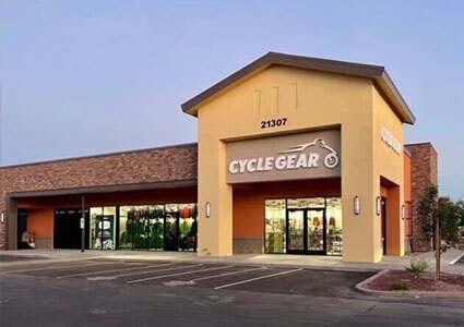 Exterior shot of Cycle Gear store