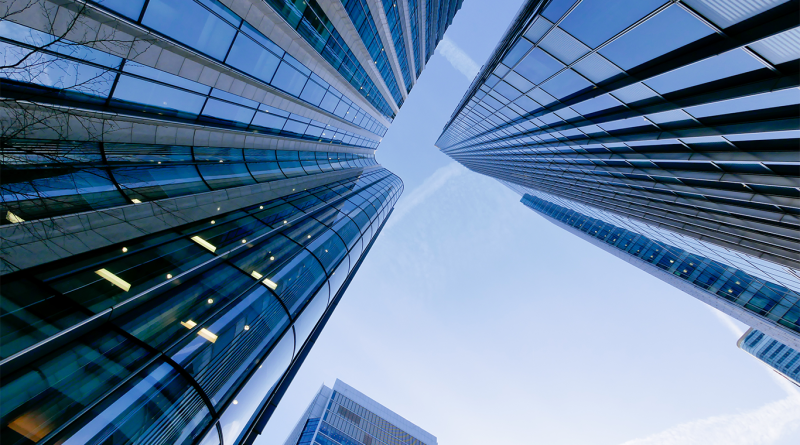 Image of different buildings in London to support Canary Wharf Group article