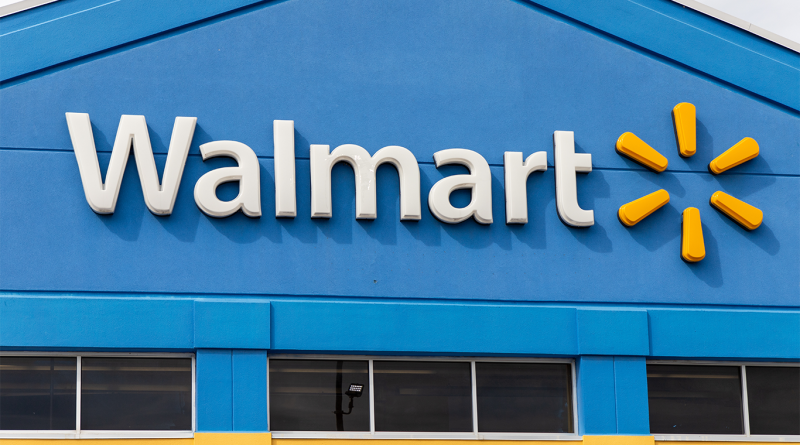 Walmart storefront and logo to support DEI article