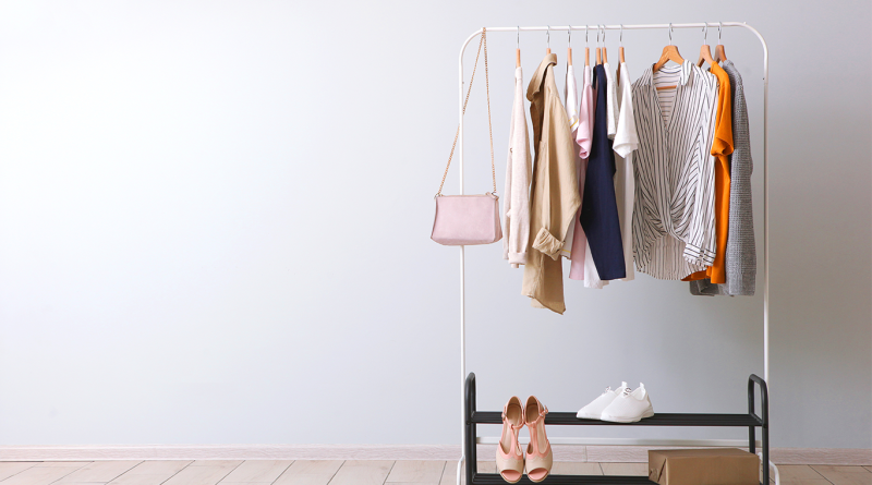 Clothes hung up on clothes hanger to support fashion tariffs article