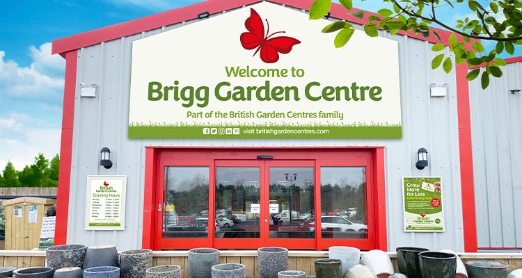 Celebrating 35 years in business, British Garden Centres is dominating the UK market the entrance to Brigg Garden Centre