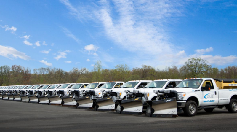 Snow and landscaping service fleet. Image: Case Facilities Management Solutions.