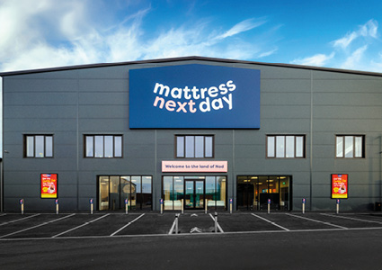 the MattressNextDay showroom located in Whitstable, Kent.