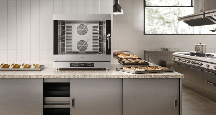 a Smeg Professional ALFA625E1HDS convection oven