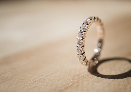 a diamond eternity band
