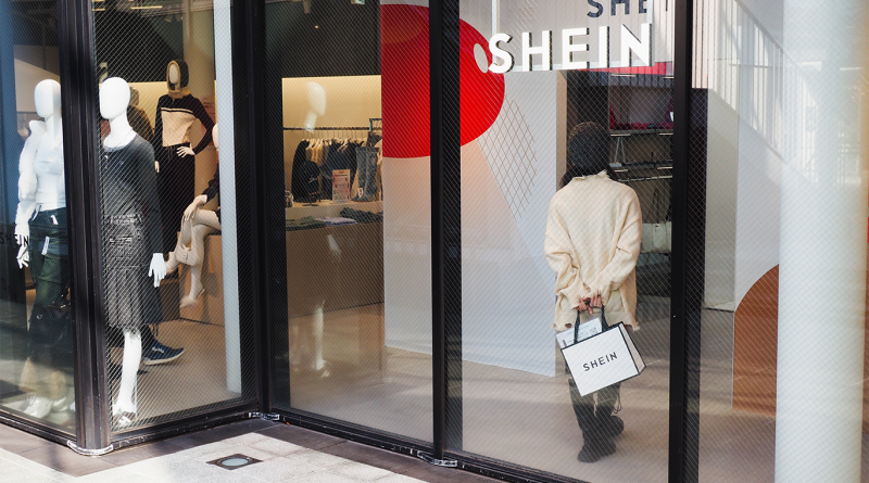 Front of a Shein Tokyo Showroom