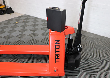 a Triton Heavy Duty Fully Electric Pallet Truck