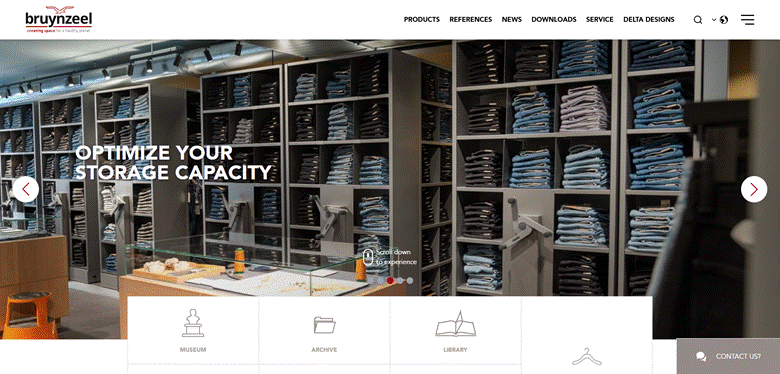 Bruynzeel Mobile Shelving Systems