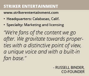 Striker Entertainment info box