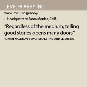 ENTERTAINMENT COMPANY “LEVEL-5 abby Inc.” BRINGING THE BEST OF